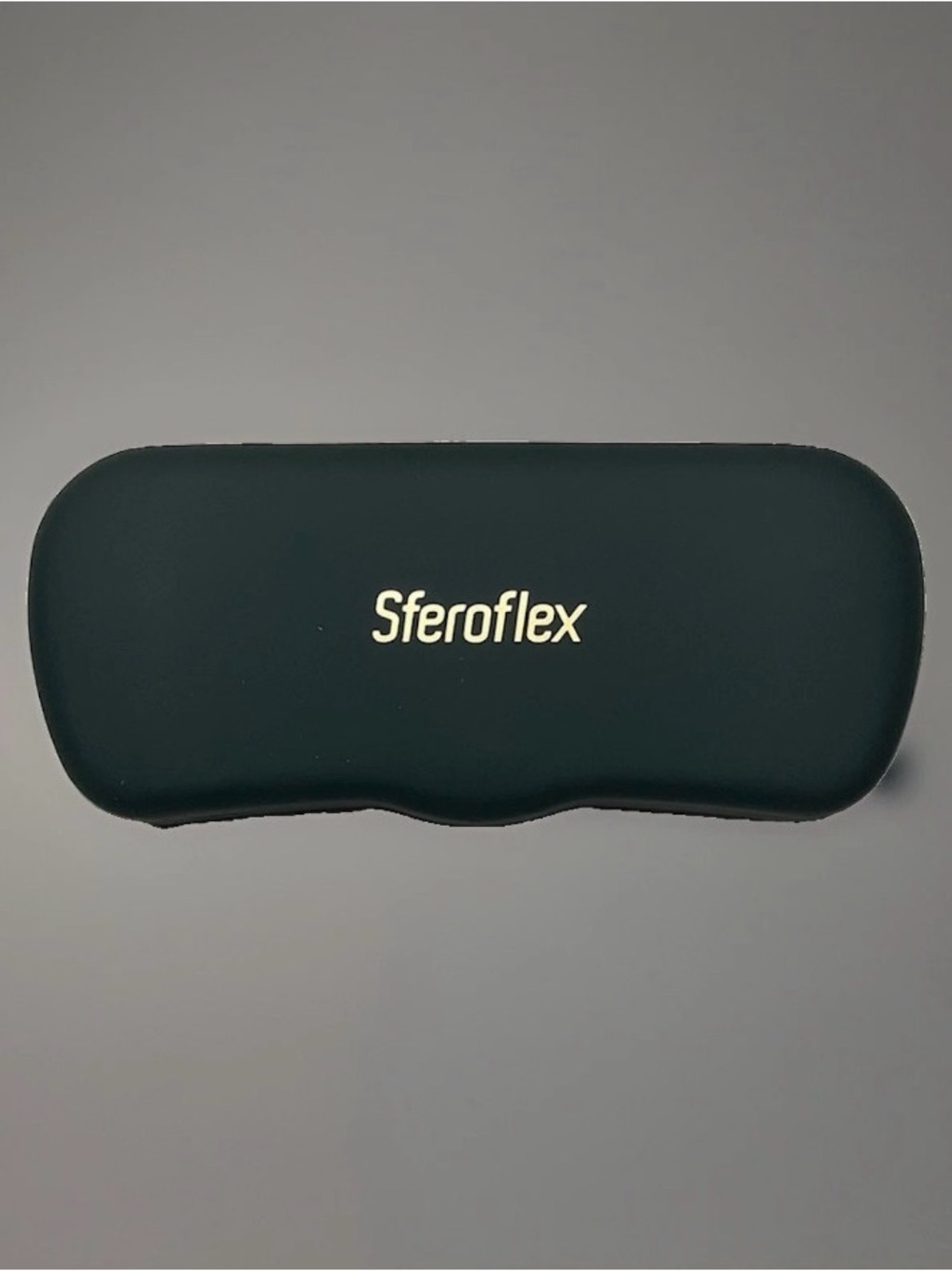 Sferoflex Eyeglasses Sunglasses Green Hard Shell Case With Cloth